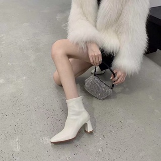 Bốt da mềm khoá sau - Bunny Shoes (K280)
