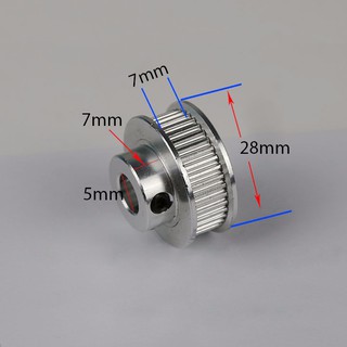 Buly, Puly, Pulley Trục 5mm - 40 Răng, sử dụng với dây đai 2GT-6mm