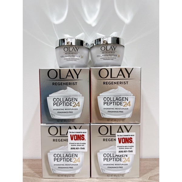 USA_Kem dưỡng chống lão hóa, tái tạo da Olay Regenerist Collagen Peptide 24 Hydrating Moisturizer