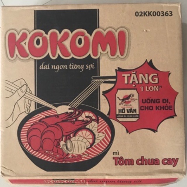 Thùng 30 gói x 65g Mì Tôm Kokomi