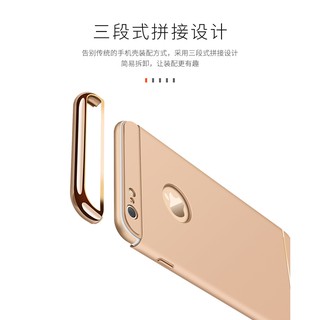 Ốp lưng 3 mảnh bóng đầu Iphone 6/6s (vàng)