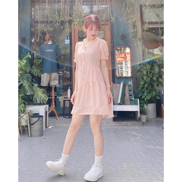 Váy Tiểu Thơ Cam Đào