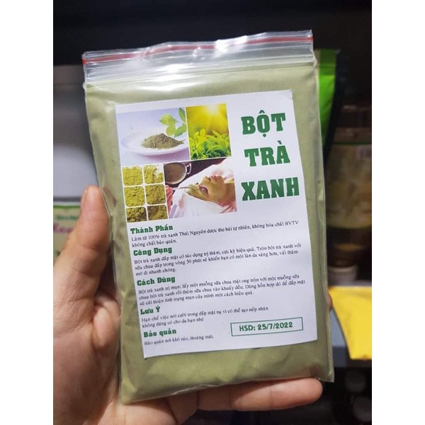 200g bột trà xanh Thái Nguyên( sịn)