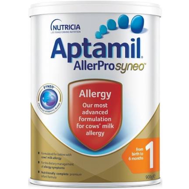 Aptamil Allerpro Syneo Sữa Cho Bé Dị Ứng Đạm Bò Hộp 900gr Đủ Số