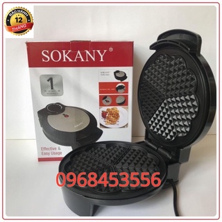 🥞Máy làm bánh kẹp, bánh tổ ong, bánh waffle SOKANY