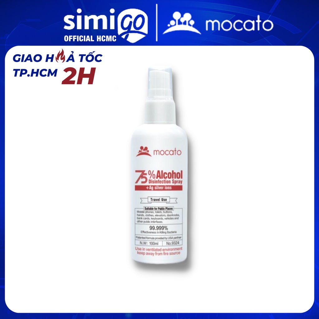 Chai xịt diệt khuẩn và khử mùi giày mũ bảo hiểm Mocato M801