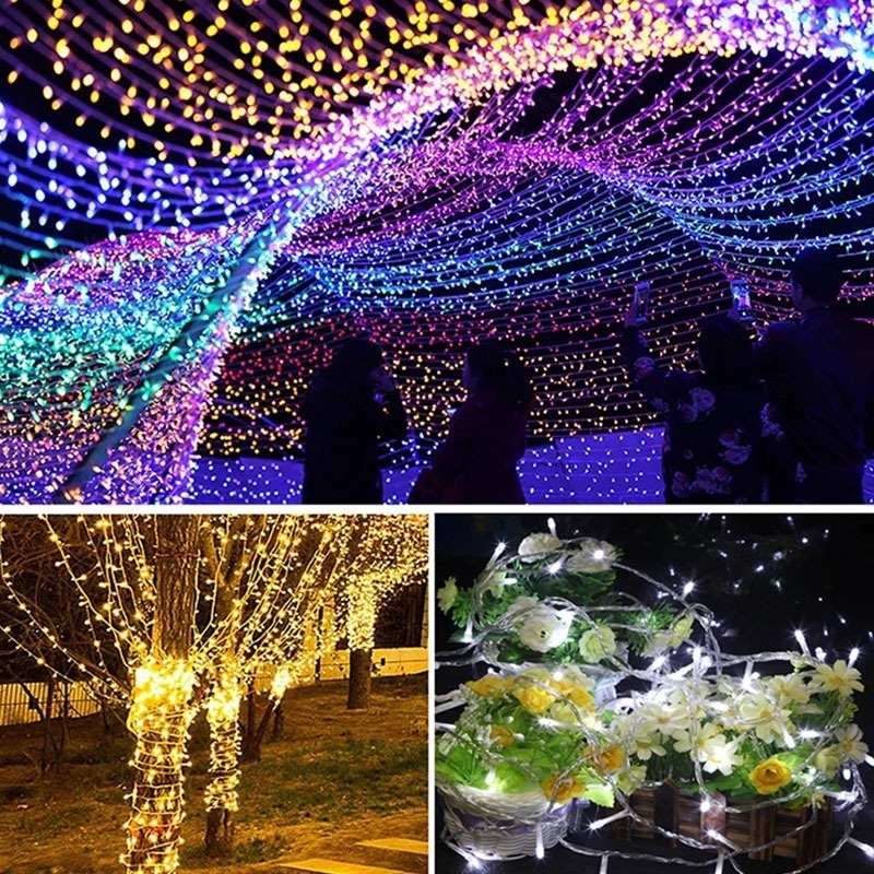 Dây Đèn LED 10M Chống Nước Nhiều Màu Trang Trí Lễ Phục Sinh