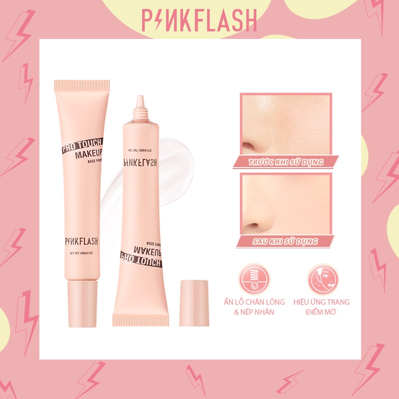 Kem Lót Trang Điểm PinkFlash Giúp Che Lỗ Chân Lông Và Làm Mịn Da Hiệu Quả 40g