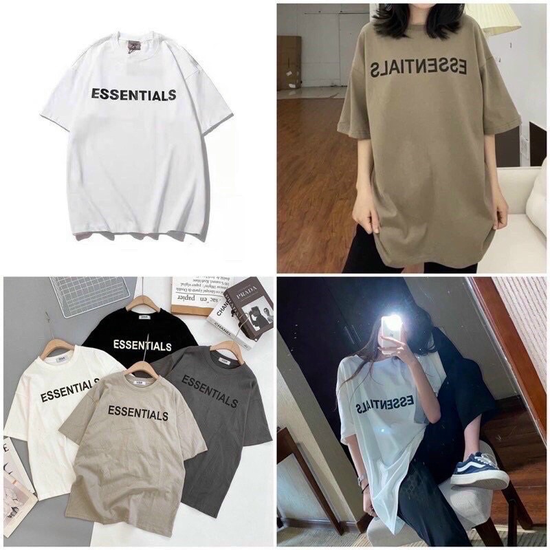 Áo thun cổ tròn tay lỡ unisex cotton form rộng