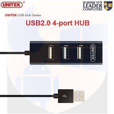 Hub USB ✨Free Ship✨ Hub USB 2.0 UNITEK 1 Ra 4 Cổng - Dây Dài 80cm UNITEK Y-2140 - Chính Hãng 100%