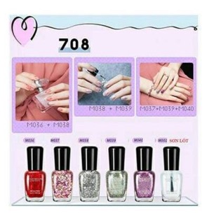 Set sơn móng tay mini dạng gel lột