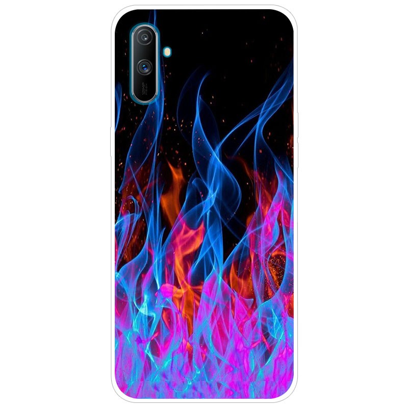 Ốp điện thoại từ TPU silicon mềm họa tiết hoạt hình dễ thương dành cho Realme C3i