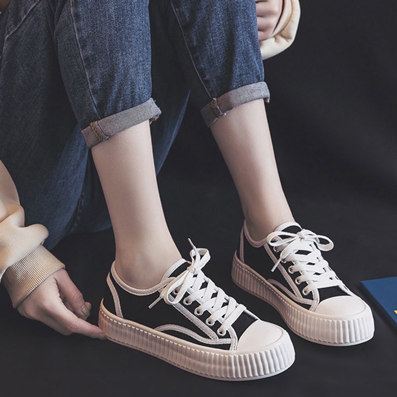 Giày thể thao vải IELGY phong cách Hàn Quốc dạo phố năng động dành cho nữ