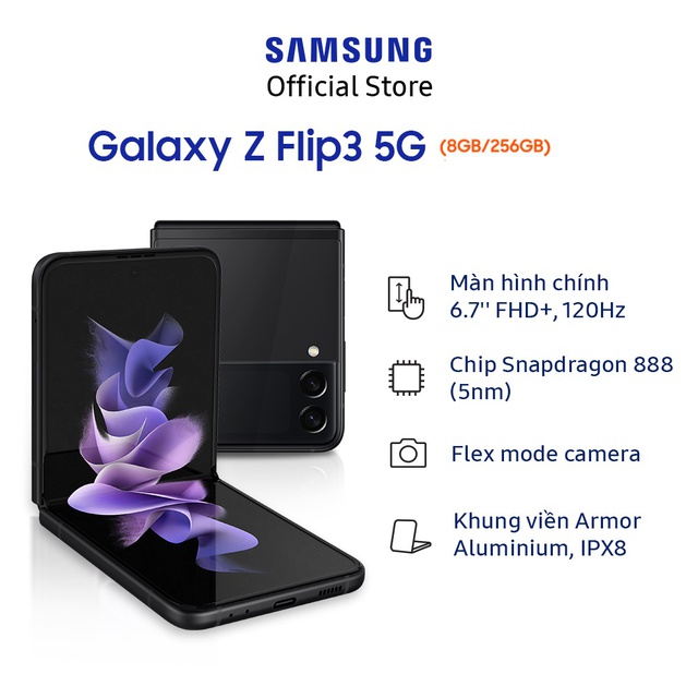 Điện Thoại Samsung Galaxy Z Flip3 5G 256GB