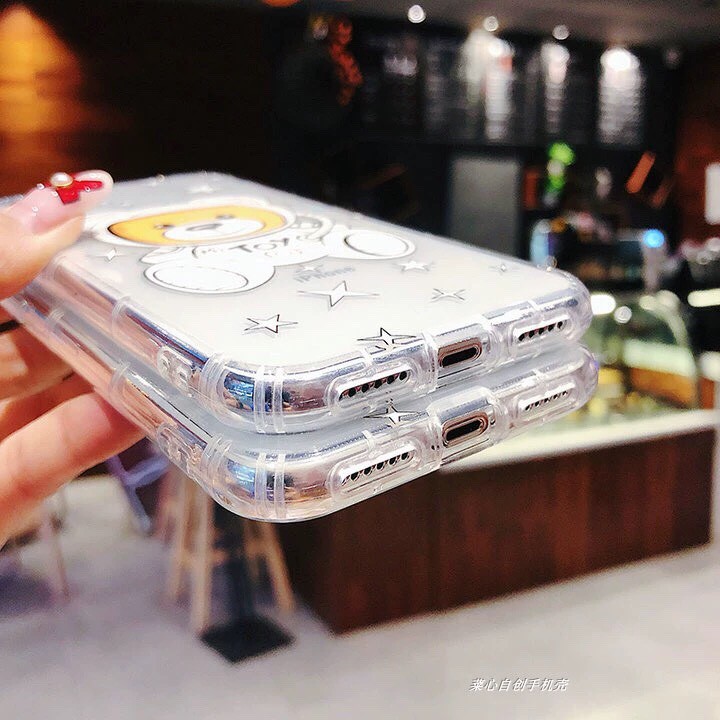 Ốp lưng iph one trong suốt Toy cho iph one 6 s plus 7 8 plus Xr X s max 11 11 pro max 12 mini 12 pro max se2