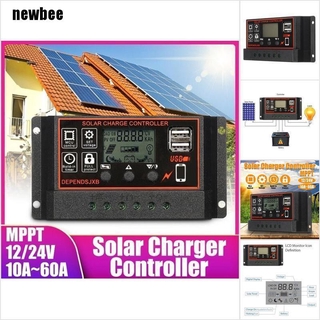 Bộ Điều Khiển Sạc Năng Lượng Mặt Trời 10a-60a Mppt 12v / 24v