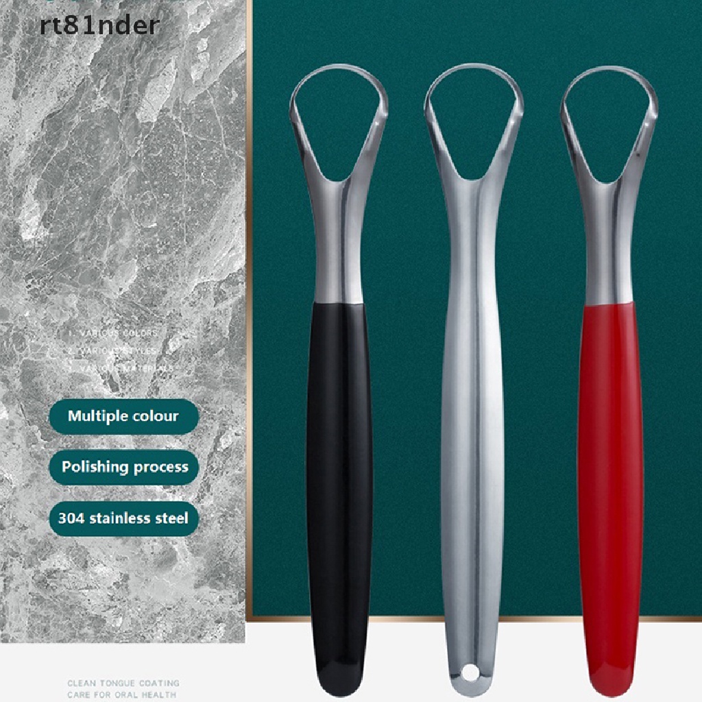 Dụng Cụ Cạo Lưỡi Rửa Miệng Bằng Thép Không Gỉ Tái Sử Dụng Tiện Lợi