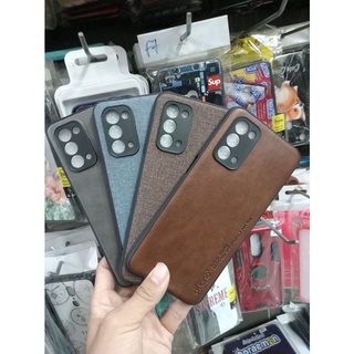 Ốp lưng điện thoại Oppo A74 (5G) silicon giả da bền dẻo full màu đa màu khác nhau để lựa chọn