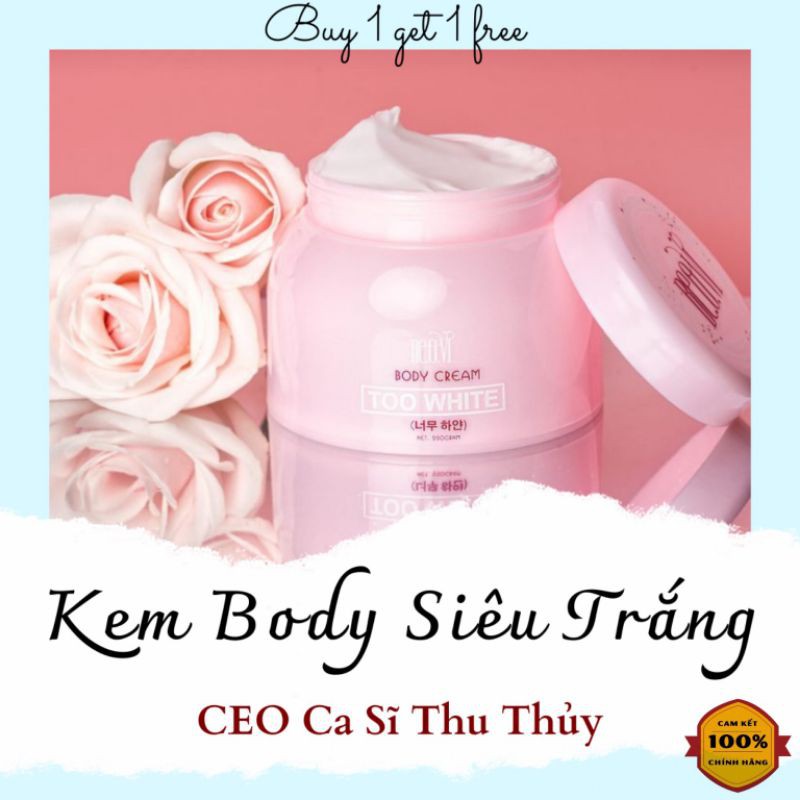 Kem dưỡng da, kem body Beovi Too White chính hãng ca sĩ Thu Thủy, chăm sóc da, dưỡng thể body siêu trắng hồng tự nhiên