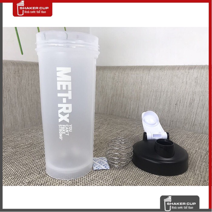 Bộ 2 sản phẩm bình lắc shake bottle 1 Lít và hộp đựng whey ishake protein funnel ON Gold Standard