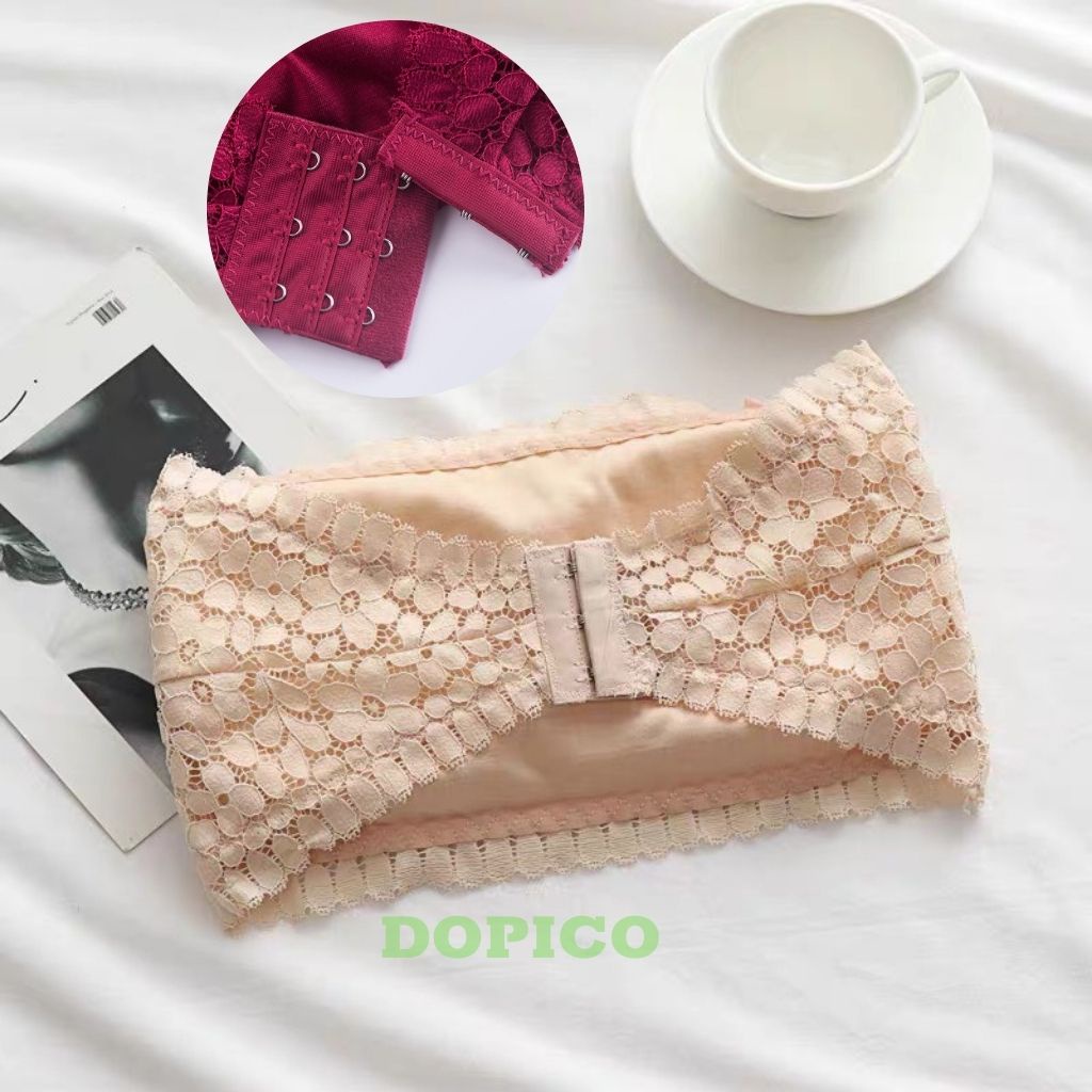 Áo bra ren không dây nữ đẹp, áo ngực không dây mặc cúp ngực gợi cảm DOPICO  A8814