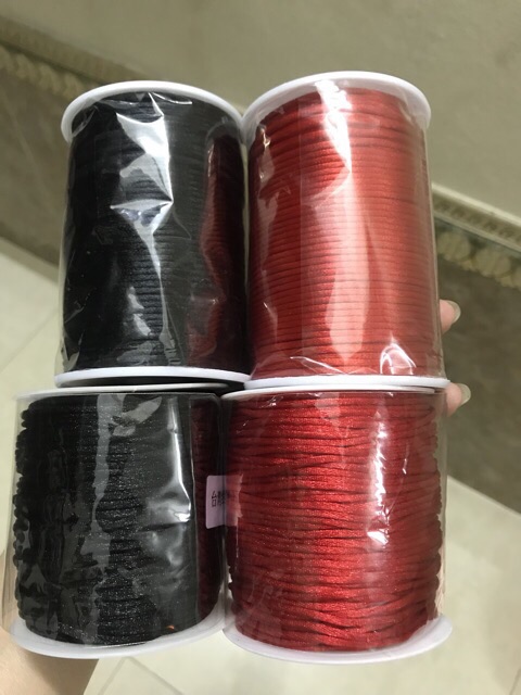 Cuộn dây dù tết vòng tay phong thủy,Dây dù đan vòng tay may mắn