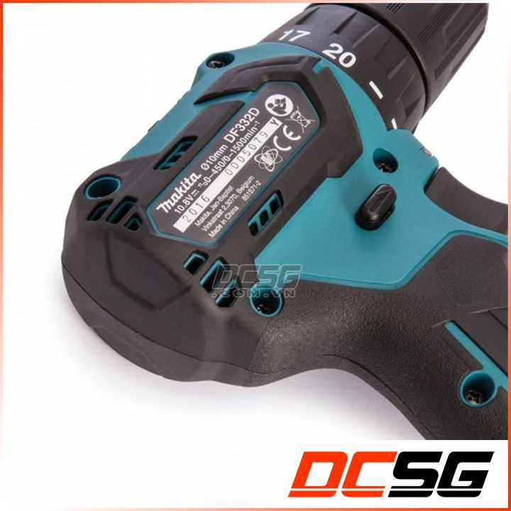Máy khoan, vặn vít 10/28mm dùng pin 12Vmax Makita DF332DZ (không pin sạc)