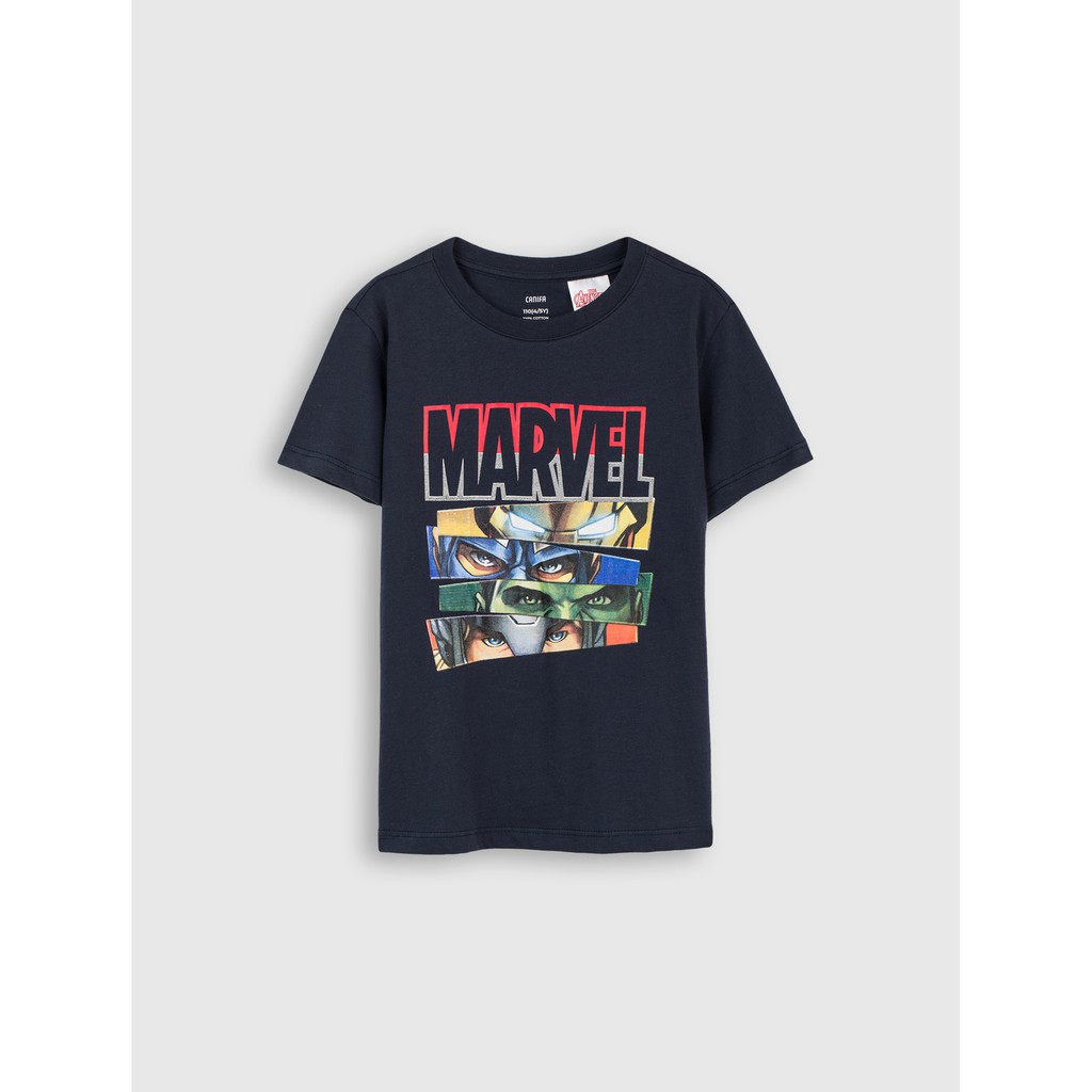 Áo phông bé trai Canifa cotton in hình AVENGER USA 2TS21S025