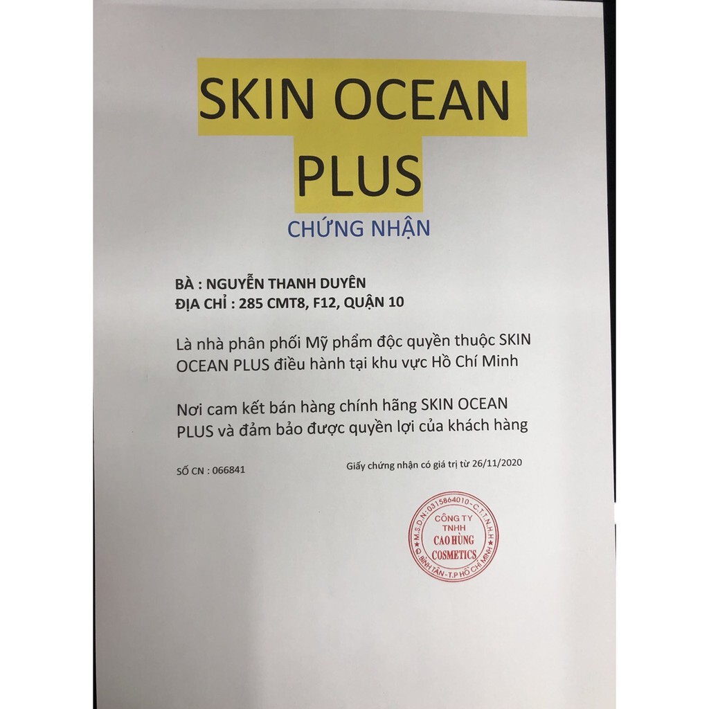[DR MAI] KEM MỤN SKIN OCEAN PLUS DA TRẮNG KHÔNG TÌ VẾT, KHÔNG CÒN NỔI LO VỀ MỤN | BigBuy360 - bigbuy360.vn