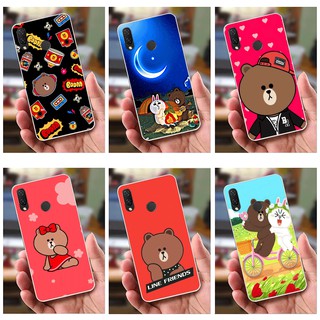 Ốp lưng Huawei Nova 3i (dẻo viền trắng trong) - Hình Gấu Thỏ Cực Kỳ Dễ Thương