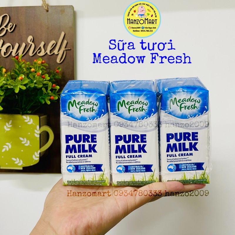 Sữa tươi Newzealand Meadow Fresh calci max