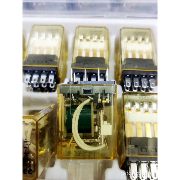 RY4S-UL Rơ le trung gian idec 14 chân 12VDC, 24VDC, 24VAC, 110VAC, 220VAC