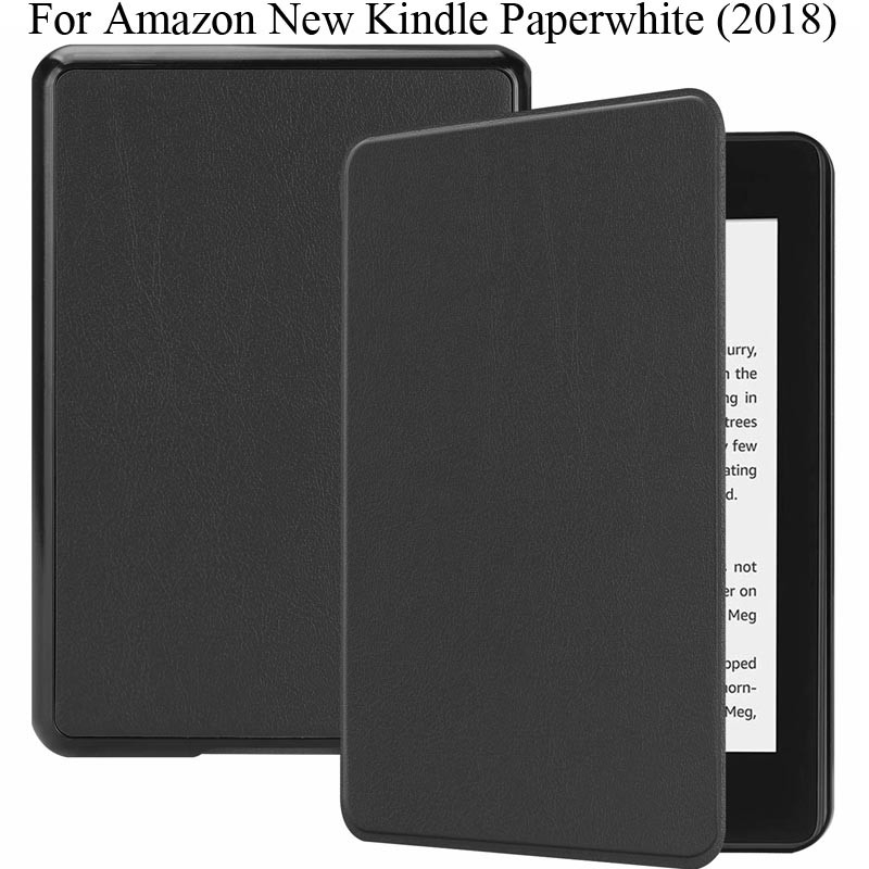 Bao da PU bảo vệ thông minh cho máy đọc sách Amazon New Kindle Paperwhite (2018)
