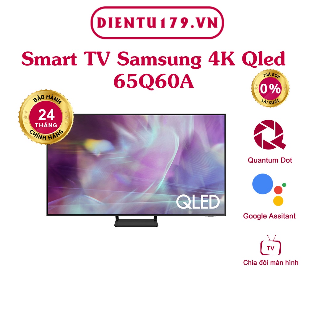 Smart Tivi QLED Samsung 4K 65 inch 65Q60A - BH chính hãng