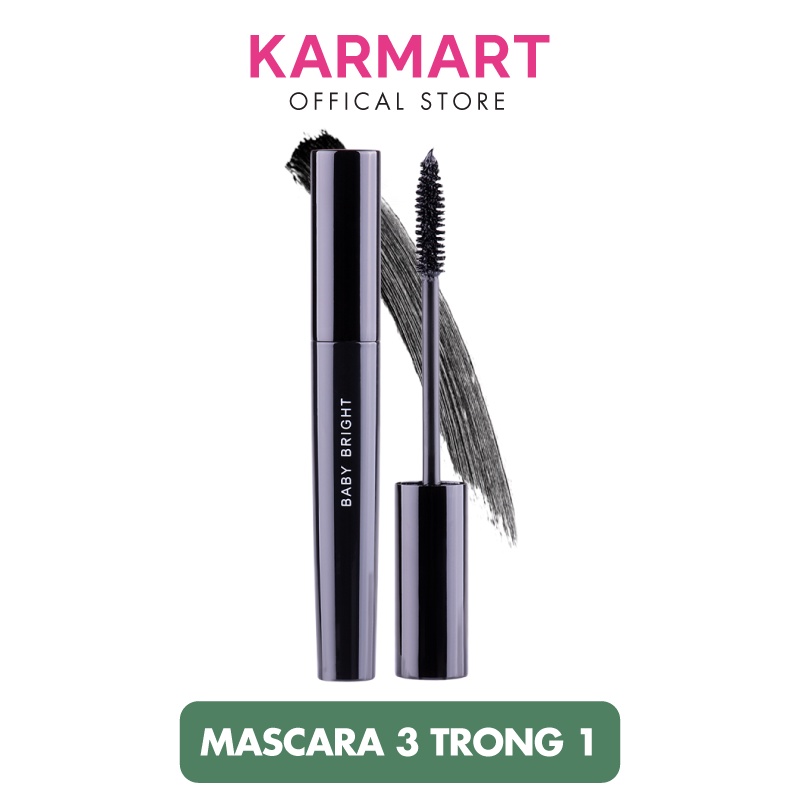 Mascara 3 Trong 1 Baby Bright Volume Long &amp; Curl Mascara 8g