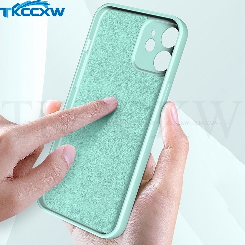 Ốp Điện Thoại Silicon Dẻo Màu Trơn Chống Sốc Bảo Vệ Toàn Diện Cho Xiaomi Redmi Note 11 11S Poco M4 X4 Pro X4