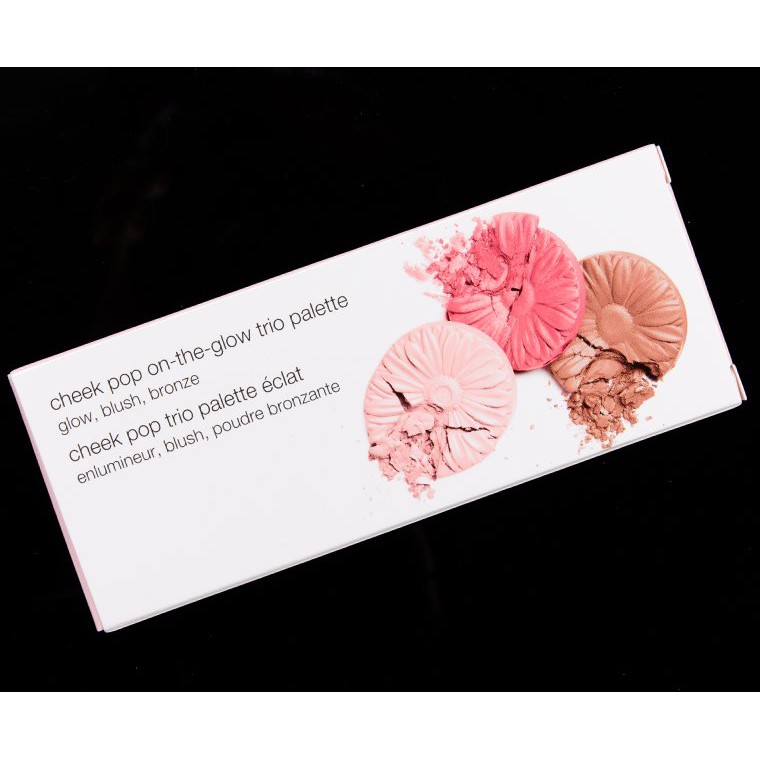 BẢNG PHẤN MÁ - TẠO KHỐI - BẮT SÁNG CLINIQUE CHEEK POP ON THE GLOW TRIO PALETTE CHÍNH HÃNG - 3768