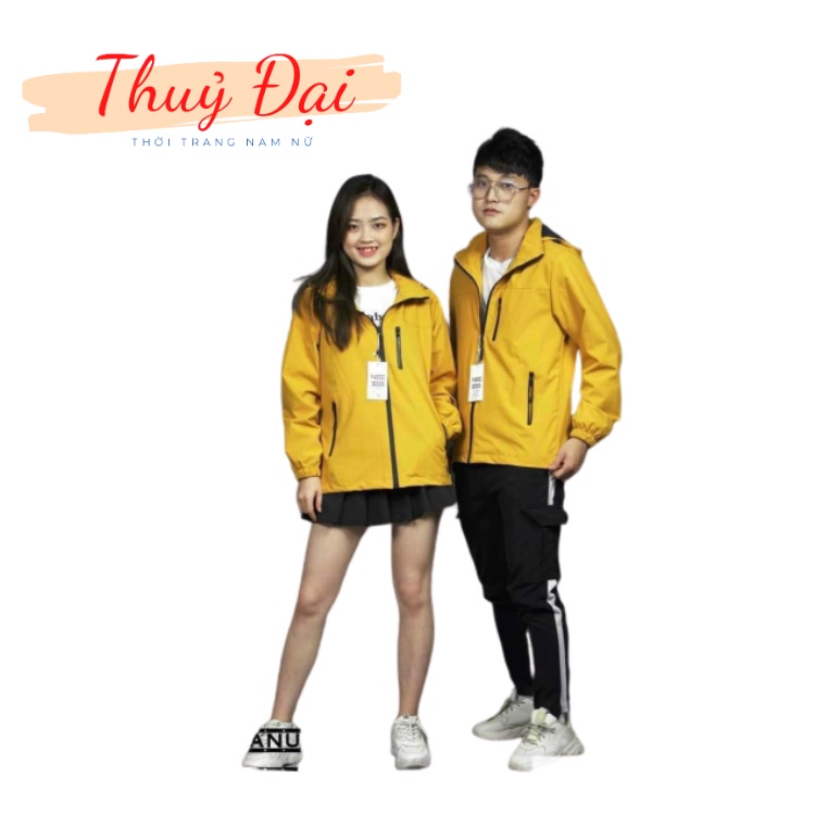 Áo khoác gió nam nữ cao cấp 2 lớp, chất gió tráng bạc, chống nước,chống gió, ngăn tia UV | BigBuy360 - bigbuy360.vn