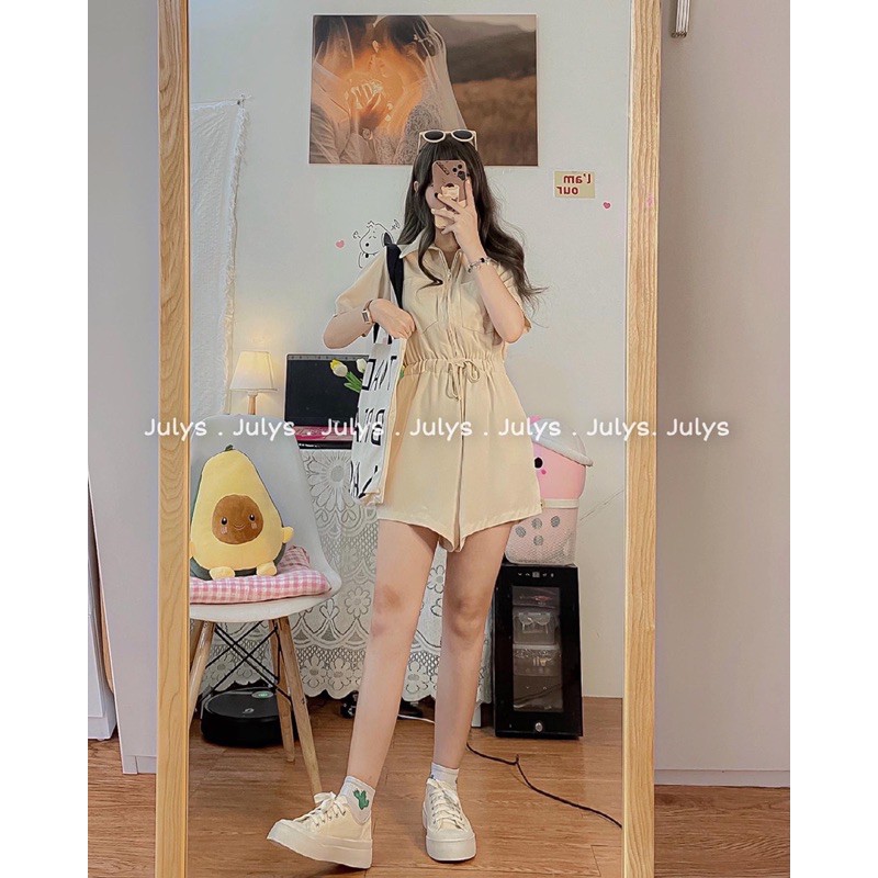 Jump short ống rộng khoá kéo (ảnh thật shop chụp kèm video)
