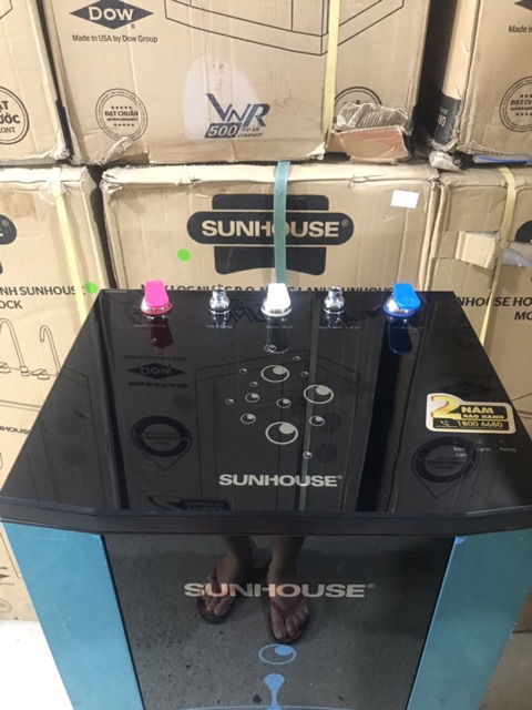 Máy Lọc Nước RO Sunhouse SHR76210CK 10 Lõi 3 chế độ nước nóng nguội lạnh - hàng trưng bày bảo hành chính hãng