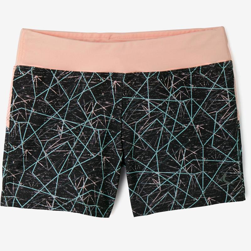 Quần short Decathlon DOMYOS S500 màu xám/hồng size 73-75CM