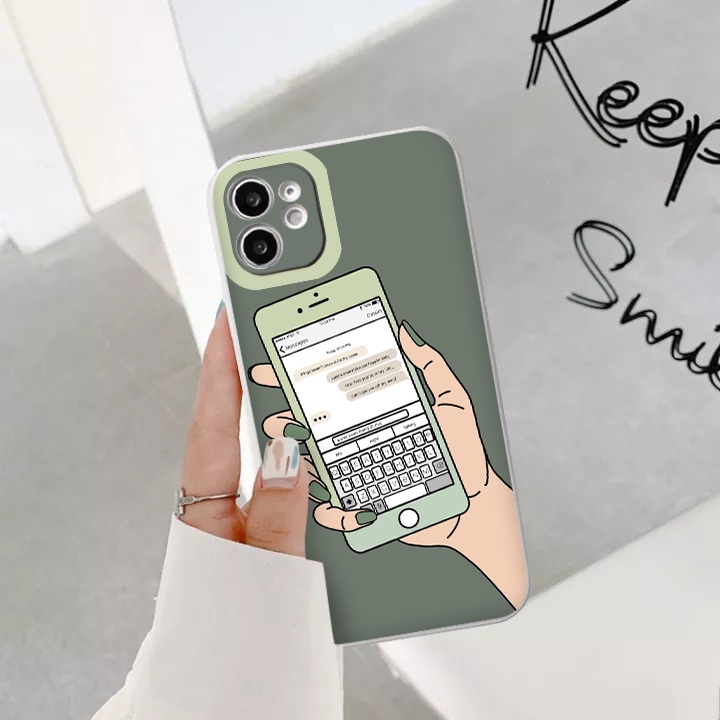 Ốp lưng iphone Điện thoại ốp bảo vệ camera vuông cạnh đủ mã 6 đến 11 12 13 promax tr350