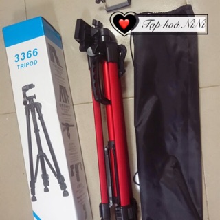 Chân giá đỡ máy ảnh Tripod 3366 có chiều cao 150cm