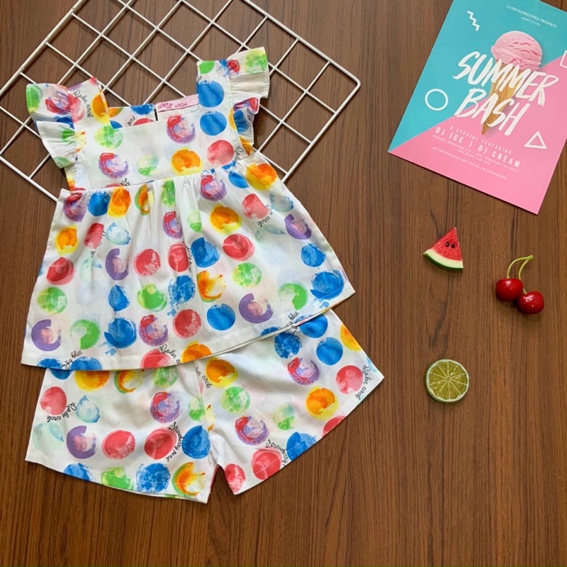 Bộ Kate cánh tiên cho bé gái size lớn từ 6-30kg