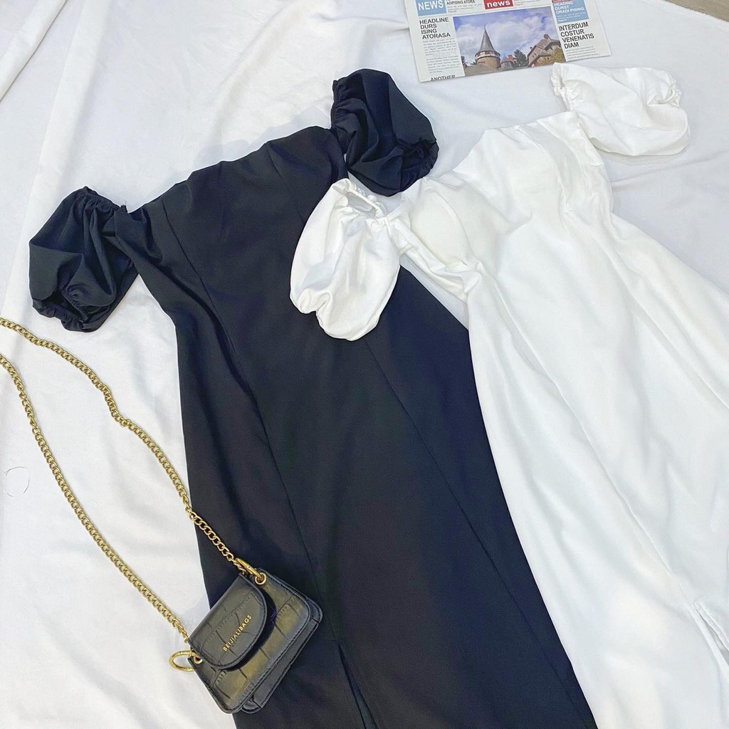 [Mã FATHANG5 giảm 10K đơn 50K] Đầm body quây ngực tay bồng_XƯỞNG NHÀ BELL_CHIBEST_DH035 | BigBuy360 - bigbuy360.vn