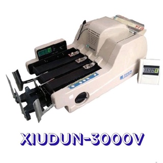Máy đếm tiền xiudun 3000v tự động xóa số bà cộng dồn