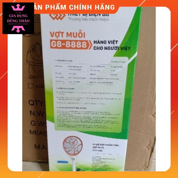Vợt muỗi G8 đa năng sản xuất trong nước sạc rời