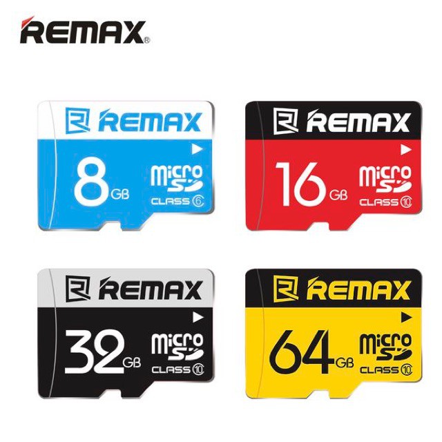 Thẻ Nhớ Remax 8G - 16G - 32G - 64G chính hãng