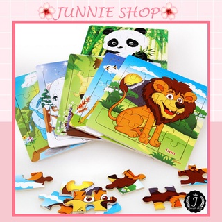 Tranh xếp hình động vật dễ thương dành cho trẻ nhỏ - chất liệu an toàn - Đồ chơi trí tuệ - Đồ chơi giáo dục NN04