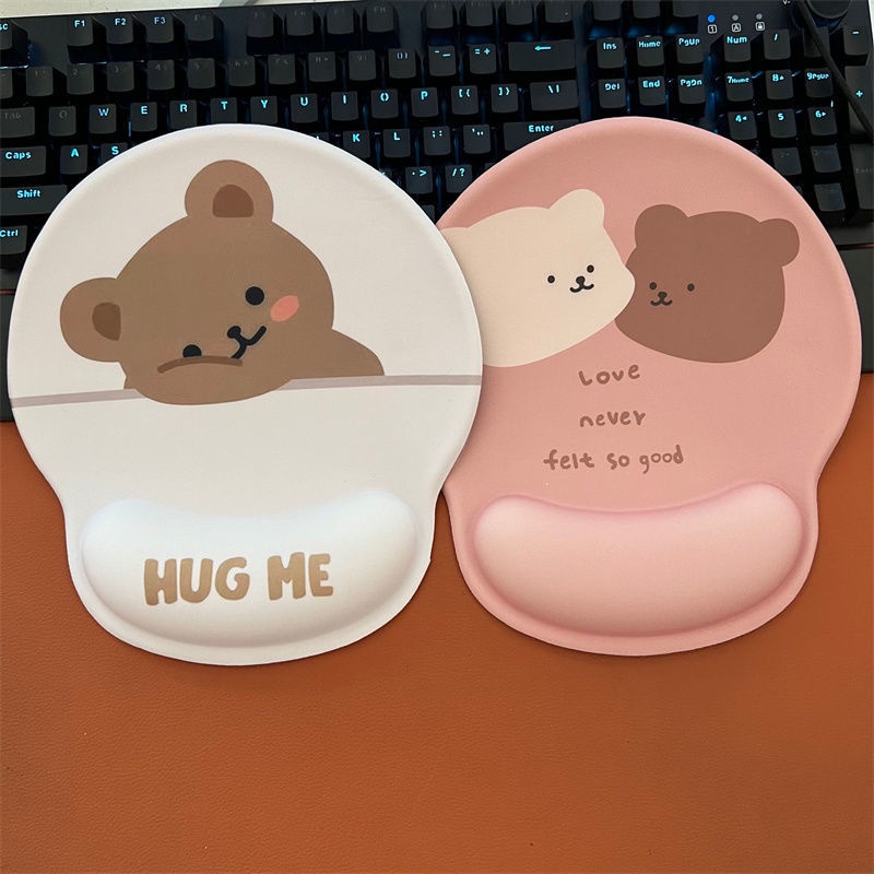 Tấm Lót Chuột Bằng Silicon Chống Trượt In Họa Tiết Hoạt Hình Dễ Thương